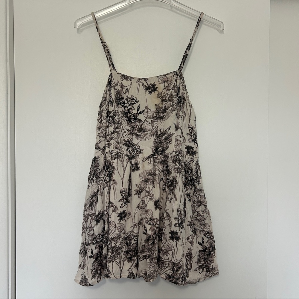 Kimchi Blue Knit Tank in Black and Cream